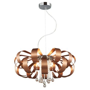 Prezent RIBBON CRYSTAL I. 64408 Závesná lampa 6x33W/G9 IP20