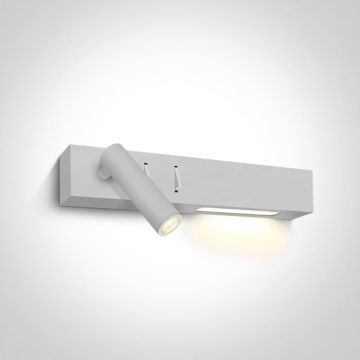 One Light Reading Spots 65146/W/W Stena svietidlo 1x3W|1x6W/LED 3000K 480lm IP20