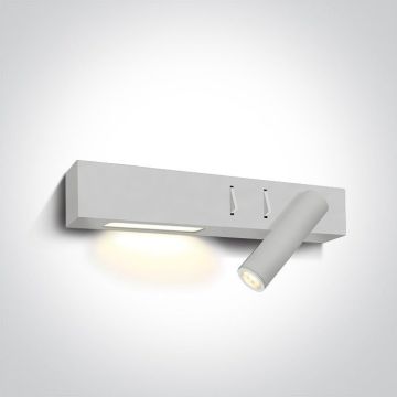 One Light Reading Spots 65146A/W/W Stena svietidlo 1x3W|1x6W/LED 3000K 480lm IP20