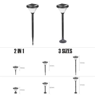Prezent AKRA 65291 Slnková lampa 10w/led 3000k 300lm ip65