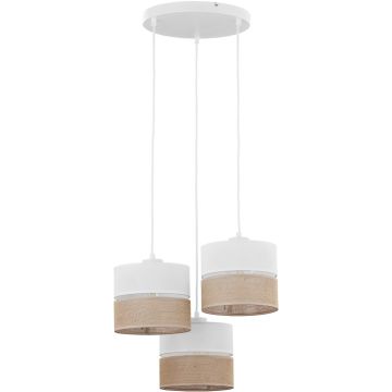 TK Lighting LINOBIANCO 6575 Závesná lampa 3x15W/E27
