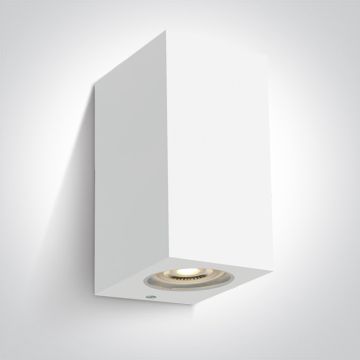 One Light Outdoor Cube 67142K/W Stena svietidlo 2x6W/GU10 IP65