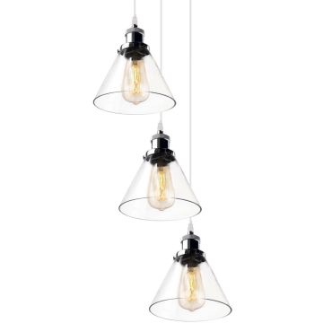 Altavola Design NEW YORK LOFT LA034/CO3_chrom Závesná lampa 3x40W/E27 IP20