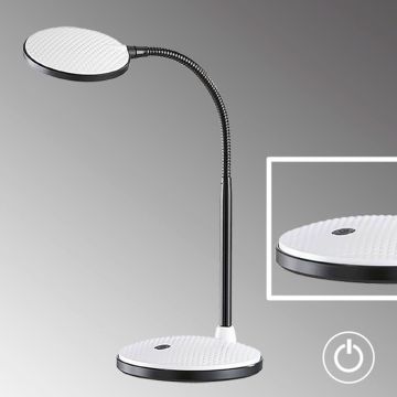 Fischer&Honsel Work 50596 Stolná lampa na stôl 1x4.5W/HV-LED 3000K 450 lm IP20