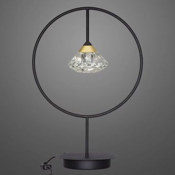 Altavola Design Tiffany LA059/T_black Stolná lampa 1x3W/LED 3000K 180lm IP20
