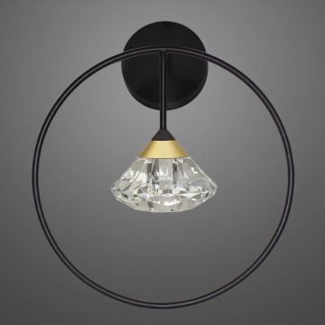 Altavola Design Tiffany LA059/W_black Stena svietidlo 1x1x3W/LED 3000K 180lm IP20