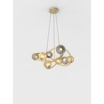 Aviano Lighting METZ 7015-804 Závesná lampa 8x3,5w/g9 3000k 3120lm
