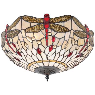 Endon DRAGONFLY BEIGE 70723 Stropné svietidlo 2x60W/E27 IP20