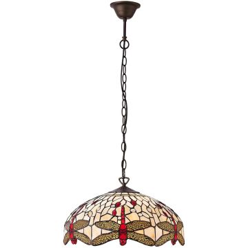 Endon DRAGONFLY BEIGE 70824 Závesná lampa 3x60W/E27 IP20