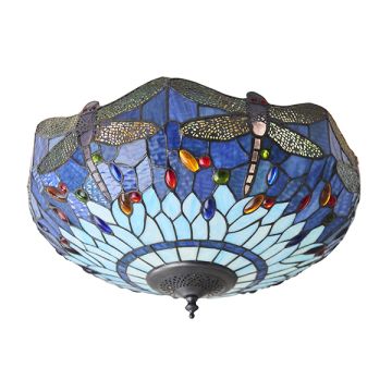 Endon DRAGONFLY BLUE 70722 Stropné svietidlo 2x60W/E27 IP20
