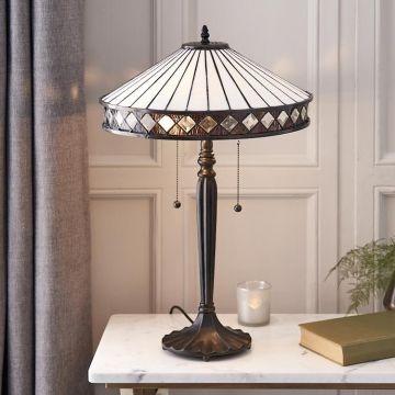 Endon FARGO 70935 Stolná lampa 2x60W/E27 IP20
