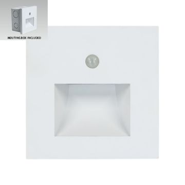 Prezent STEP LIGHT SUNNY SENSOR 70414 Schodová lampa na zabudovanie 1x1W/LED 70lm IP20