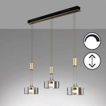 Fischer&Honsel Lavin 61016 Závesná lampa 3x9W/LED 2700K 2900 lm IP20