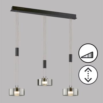 Fischer&Honsel Lavin 61096 Závesná lampa 3x9W/LED 2700K 2900 lm IP20
