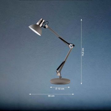 Fischer&Honsel Pit 98271 Stolná lampa na stôl 1x40W/E27 IP20