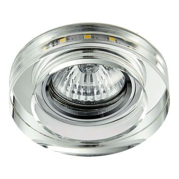 Prezent ELEGANT DOUBLE LIGHT 71104 Vstavané downlight svetlo 1x50W/GU10|1x3W/LED 380lm IP20