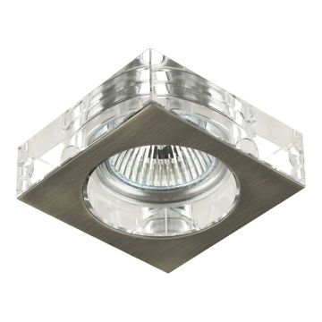 Prezent ELEGANT GLASS FIX 71009 Dekoračné downlight svetlo 1x50W/GU10 IP20