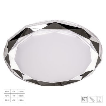 Prezent ZAO 71336 Stropné svietidlo 1x47W/LED 3550lm IP20
