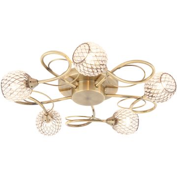 Endon AHERNE 73757 Stropná lampa 5x33W/G9 IP20