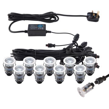 Endon IKONPRO CCT 76615 Vjazdová lampa 10x0,75W/LED 6500K/20000 120LM IP67