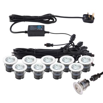Endon IKONPRO CCT 76616 Vjazdová lampa 10x0,75W/LED 6500K/20000 280LM IP67