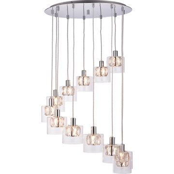 Endon VERINA 76518 Závesná lampa 12x28W/G9 IP20