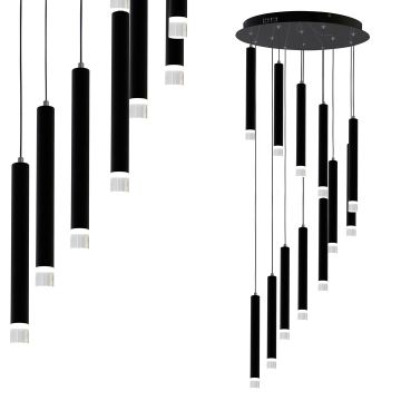 Milagro CARBON ML6161 Závesná lampa 12W LED 4000K 840LM IP20