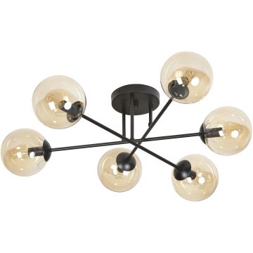 Emibig BRENDI 833/6B Stropná lampa 6x3W/E14/T26 IP20