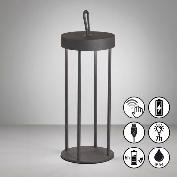 Fischer&Honsel Kante 850333 Stolná lampa 1x3W/LED 3000K 290lm IP54