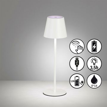 Fischer&Honsel Viletto 850354 Stolná lampa 1x2W/LED 3000K 190lm IP54