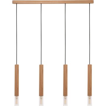 Zuma Line MADERA 8620403 Závesná lampa 4x28W/G9 IP20