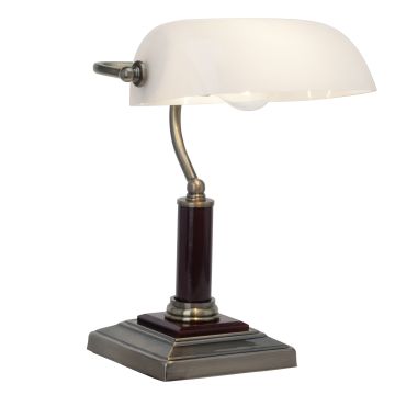 Brilliant BANKIR 92679/31 Stolná lampa 1x60W/E27 IP20