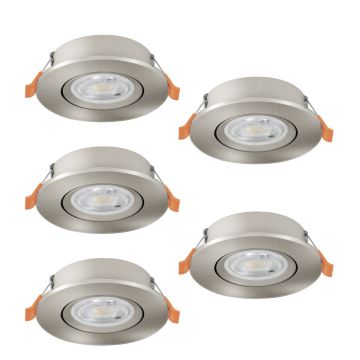 Eglo BARRANCO 902269 Vstavané downlight svetlo 5x4.5W/LED 2700K, 4000K, 6500K 5X450lm ip20