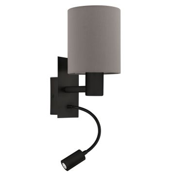 Eglo PASTERI 900701 Stena svietidlo 1x40W/E27|1x3,8W/LED 320lm IP20