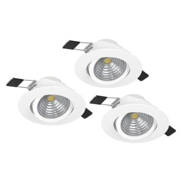 Eglo SALICETO 900745 Vstavané downlight svetlo 3x6W/LED 2700K 1350lm IP20
