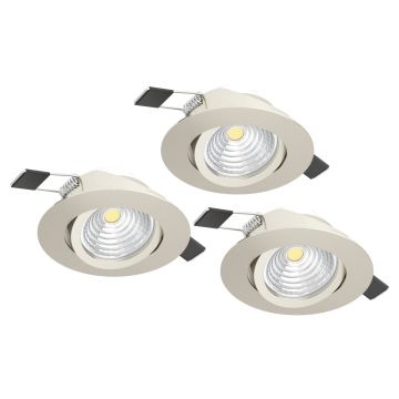 Eglo SALICETO 900746 Vstavané downlight svetlo 3x6W/LED 2700K 1350lm IP20