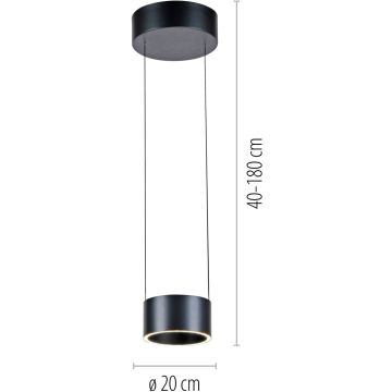 Paul Neuhaus PURE CLIPSE 2471-15 Závesná lampa 2x5W/LED 2200-5000k 250lm ip20