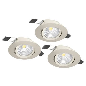 Eglo SALICETO 902282 Vstavané downlight svetlo 3x6W/LED 4000K 3X580lm ip20