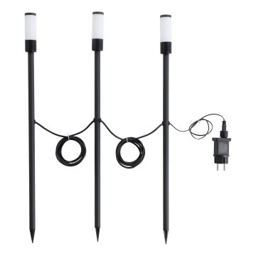 Eglo ZANCARO 1 902043 Záhradný reflektor 3x1W/LED rgb 390lm ip44