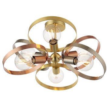 Endon HOOP 91935 Stropná lampa 6x40W/E27 IP20