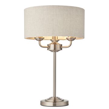 Endon HIGHCLERE 94369 Stolná lampa 3x18W/E14 IP20