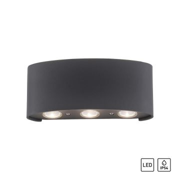 Paul Neuhaus CARLO 9488-13 Stena svietidlo 6x0,8W/LED 3000K 510LM IP54