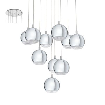 Eglo CONESSA 95914 Závesná lampa 10x3,3W/LED 2400LM