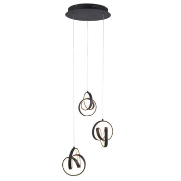 Endon COSMA 97623 Závesná lampa 3x14.16W/LED 3000K 1380LM IP20
