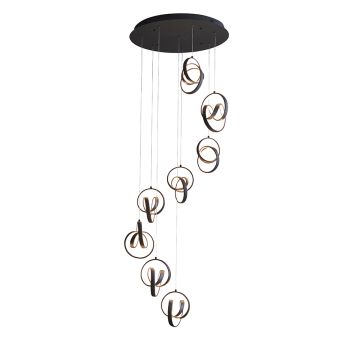 Endon COSMA 97625 Závesná lampa 8x13.62W/LED 3000K 3500LM IP20