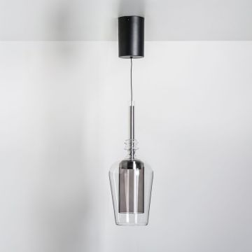 Zuma Line TAGNA 251010-SM Závesná lampa 1x6W/Led 3000K 150lm IP20