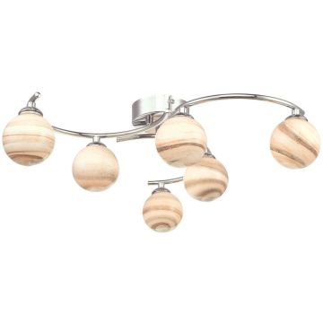 Dar Lighting ATIYA ATI6450-07 Stropná lampa 6x40W/G9