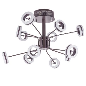 Italux METIS AX16002-12A COFFEE Stropná lampa 12x4,8W/LED IP20