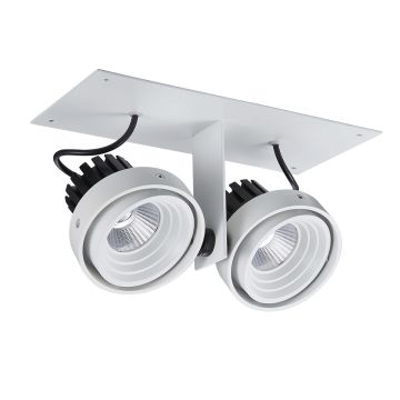Italux PATRIZIO GL7118-2/2X12W 3000K WH+BL Bodové svetlo 2x12W/LED 1770LM IP20