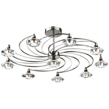 Dar Lighting LUTHER LUT2367 Stropná lampa 10x40W/G9